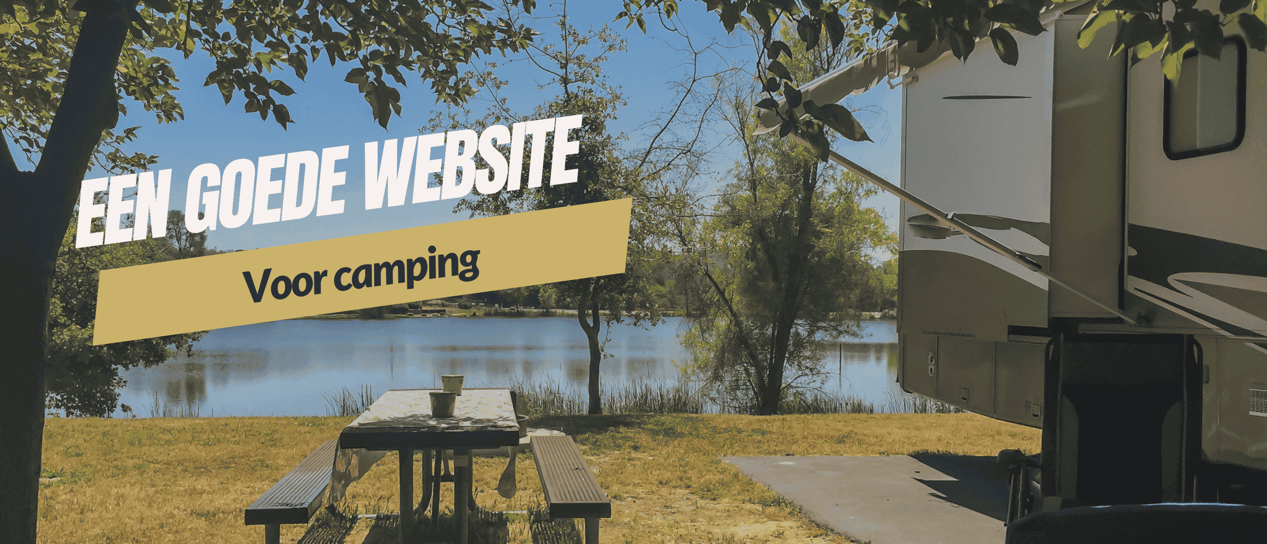 Een goede website voor je camping