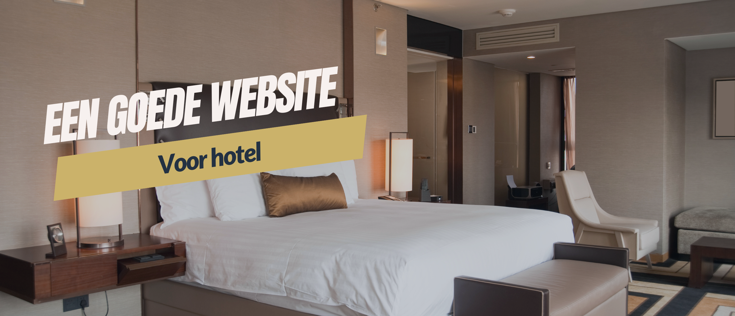 Een goede website voor je hotel