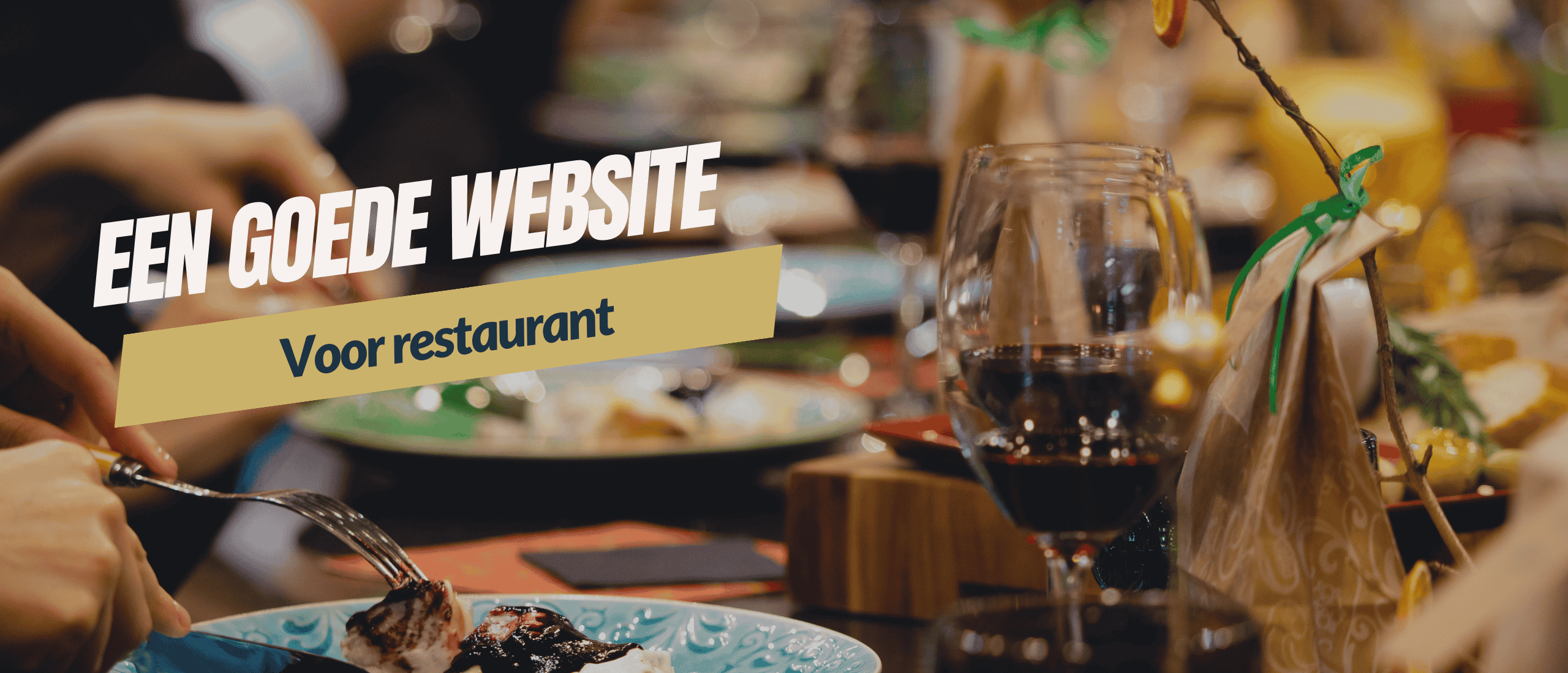 Een goede website voor je restaurant