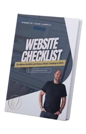 Mockup - Cover de ultieme website checklist - Website voor Horeca