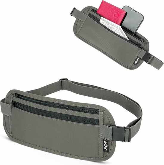 beste-moneybelt-voor-op-reis-hikr-money-belt-grijs