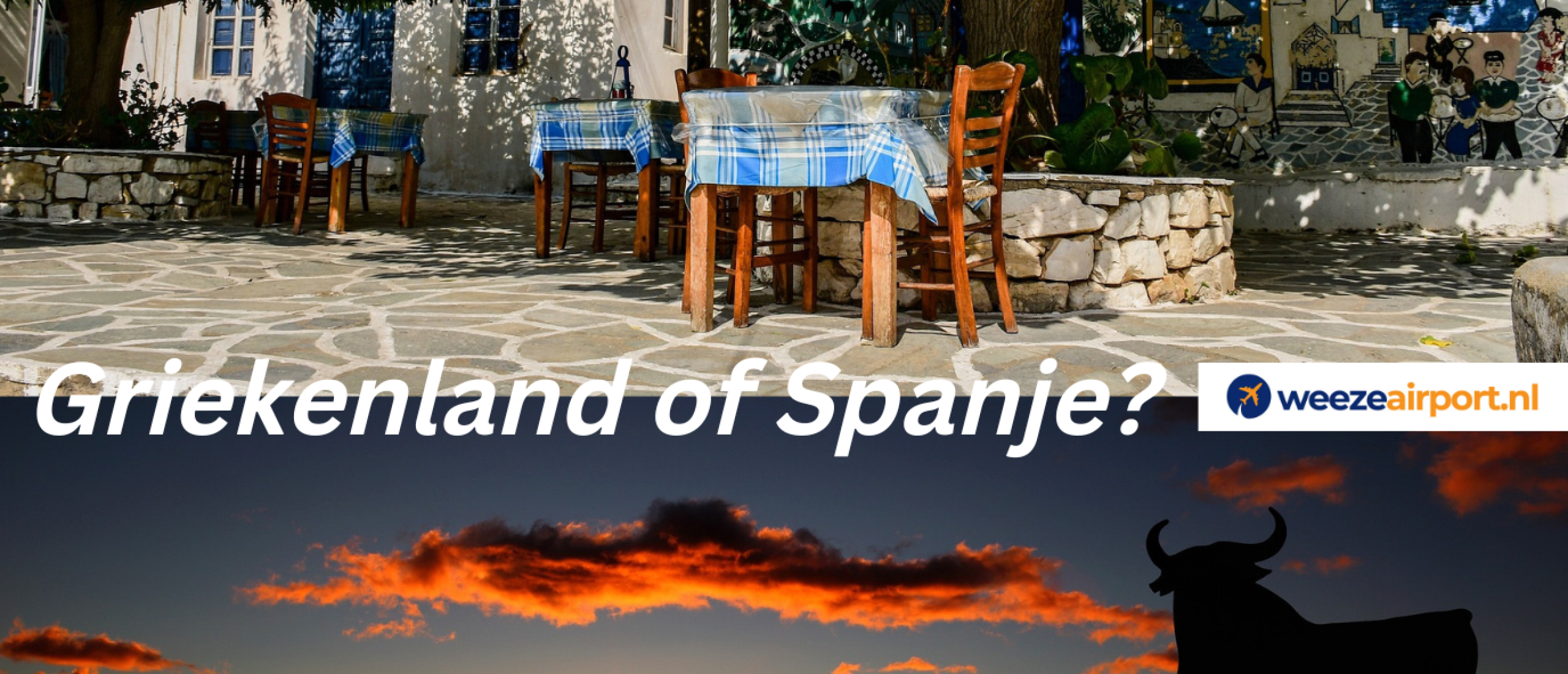 Spanje of Griekenland vanaf Weeze? Welk vakantieland kies jij?