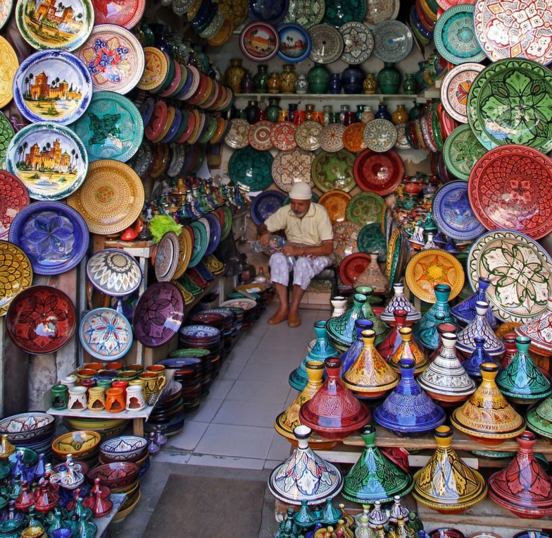 vakantie-naar-turkije-of-marokko-markt-in-marrakech
