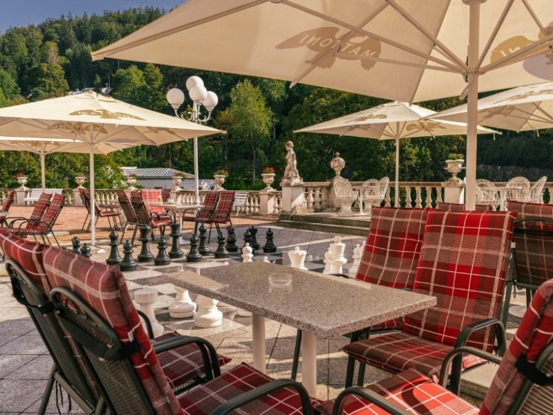 radium palace terras