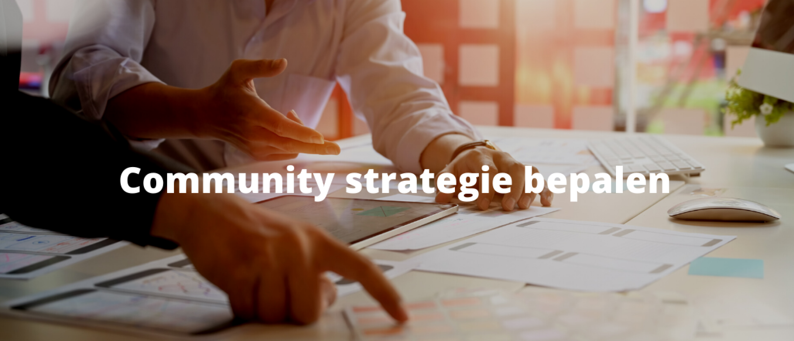 Community strategie bepalen