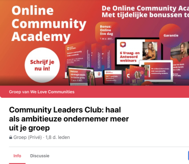 Facebook community