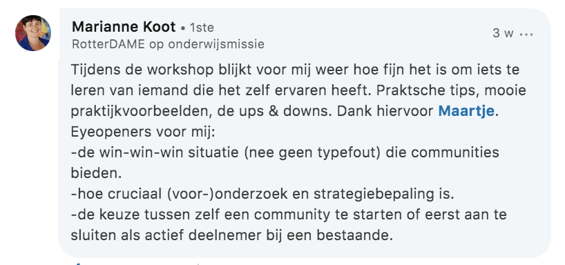 Marianne recensie