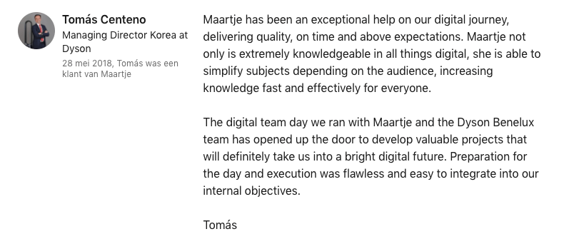 tomas recensie