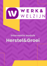 Interventie modules Werk en Welzijn