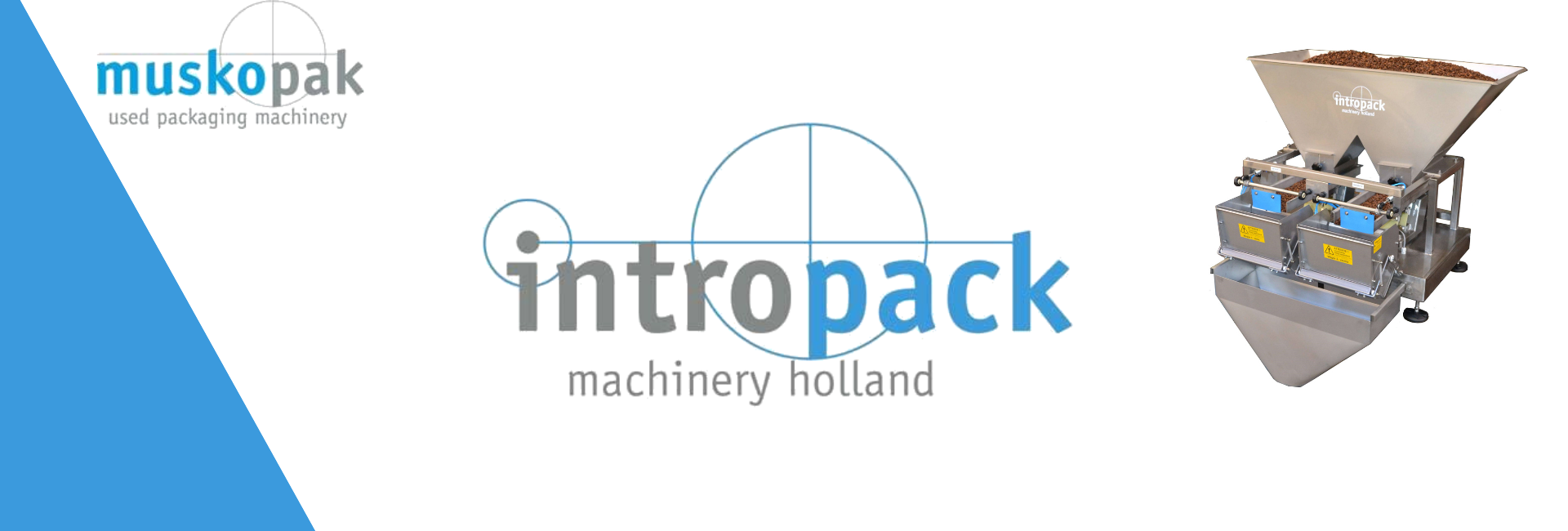 Muskopak Intropack nieuw en gebruikte machines