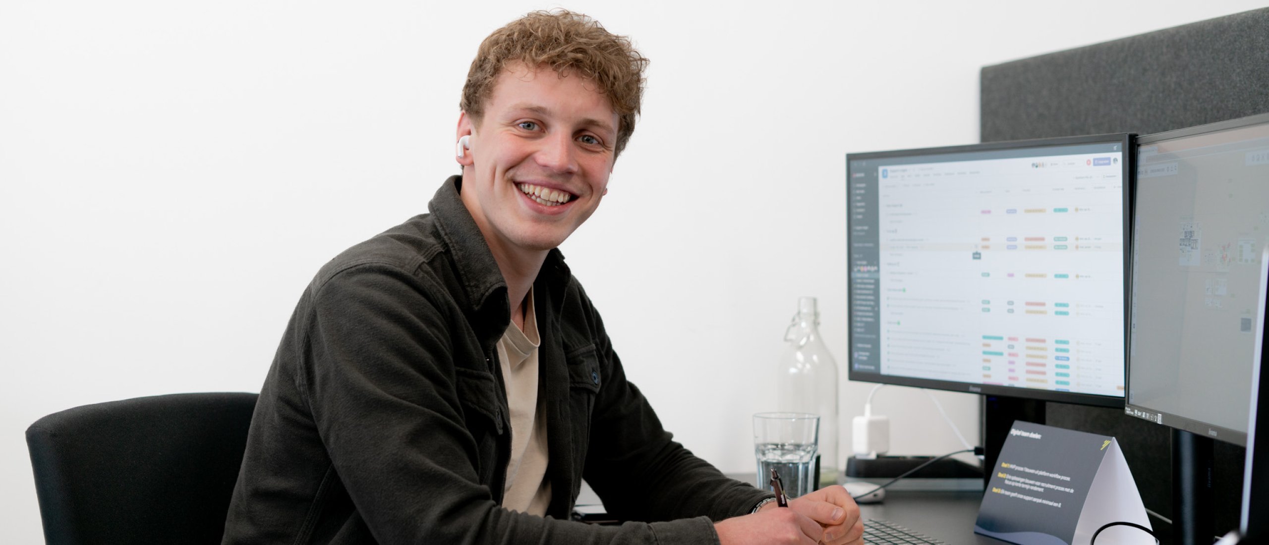 Intern doorgroeien van recruiter naar digital projectmanager: Lennart zijn carrièrepad
