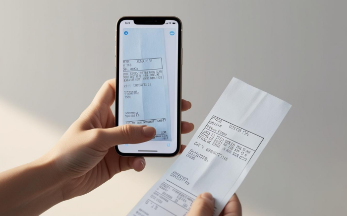 Bon inscannen met snelstart software
