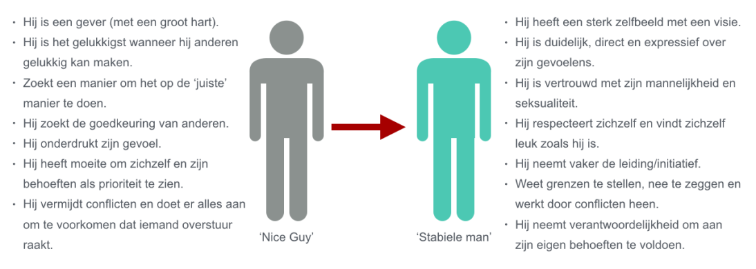 Ontwikkeling Nice Guy > Stabiele Man WeSocialMEN