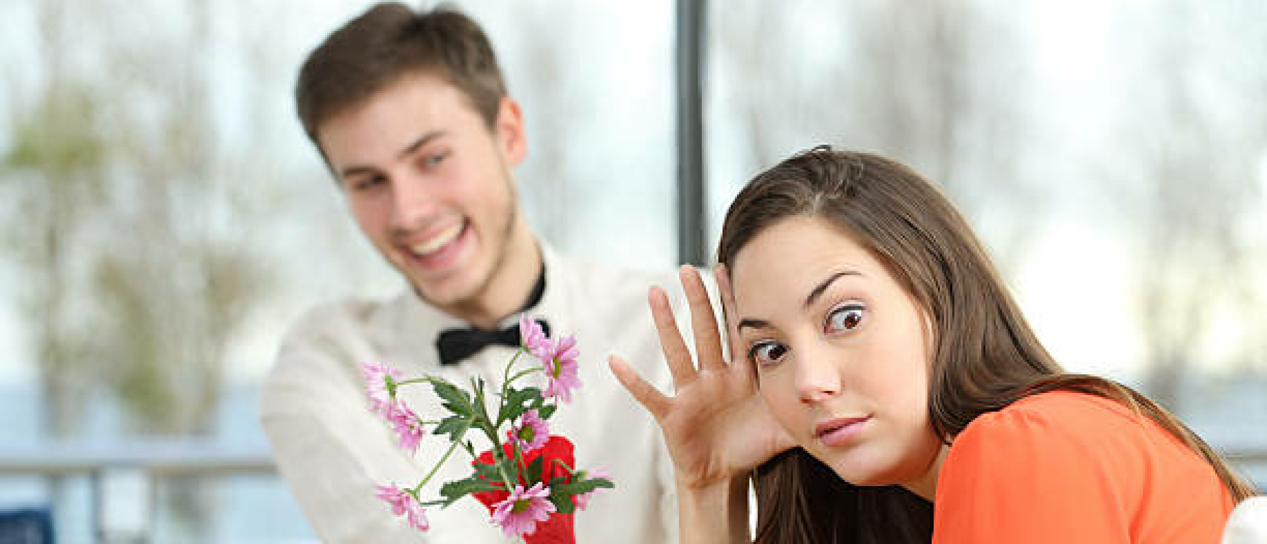 Over-enthousiasme van een man op een date, wat doet dat met een vrouw?