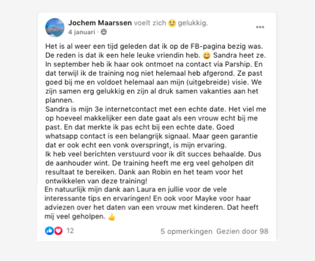 Review van Jochem WeSocialMEN