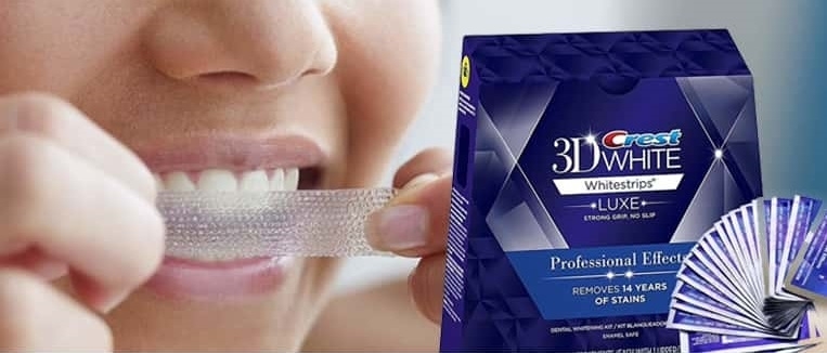 Crest white teeth strips