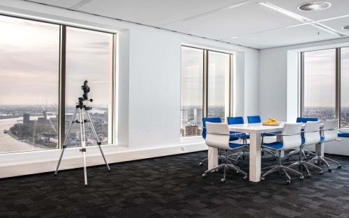 Kantoor Blauwtulp op 43e etage Maastoren