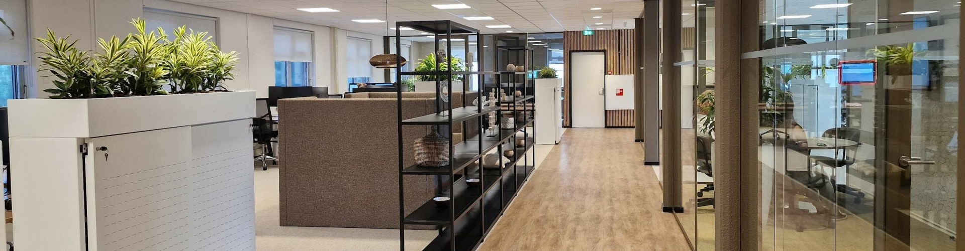 Werkzone met diversiteit aan ruimtes