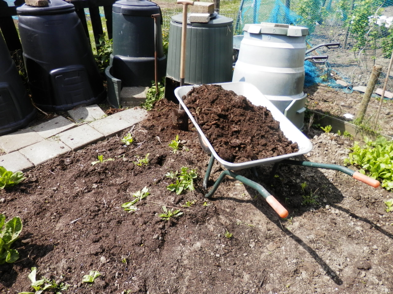 Compost gebruiken
