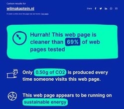 CO2 impact van een webpagina