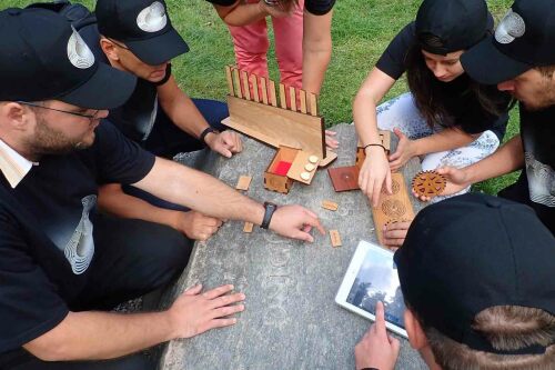 Escape the Maze puzzel materiaal om de code te kraken