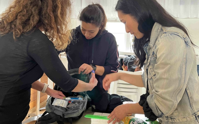 Give Backpack mvo teambuilding