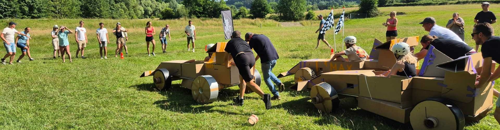 Teambuilding kasteel vaalsbroek Formula 1