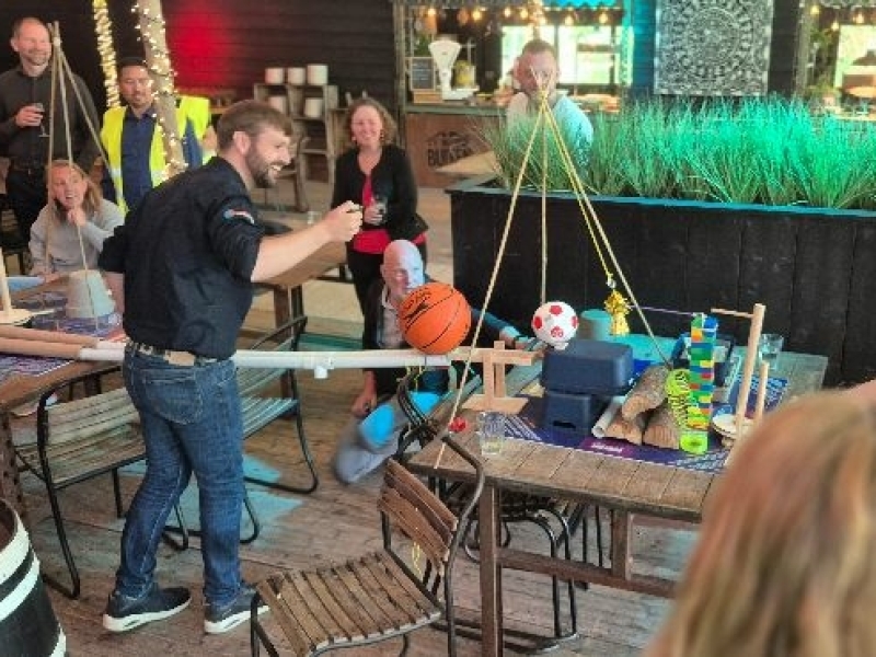 Teambuilding bij Te Werve buiten