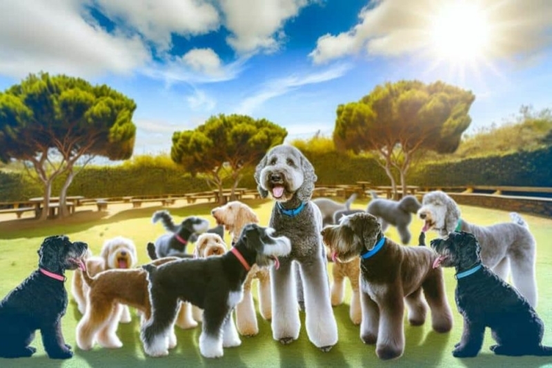 Middelgrote hypoallergene hond