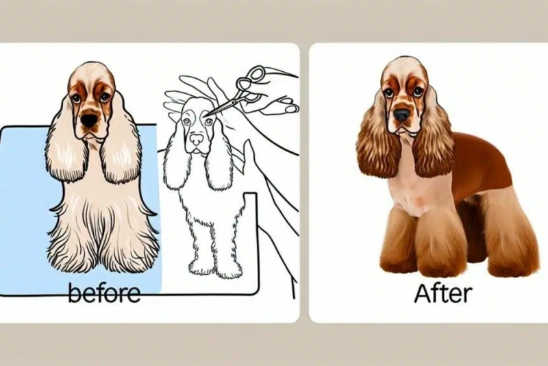 Hoe ziet een Cocker Spaniel eruit?