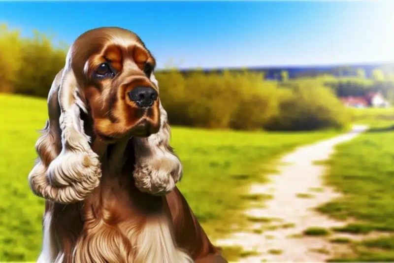 Hoe ziet een Cocker Spaniel eruit?