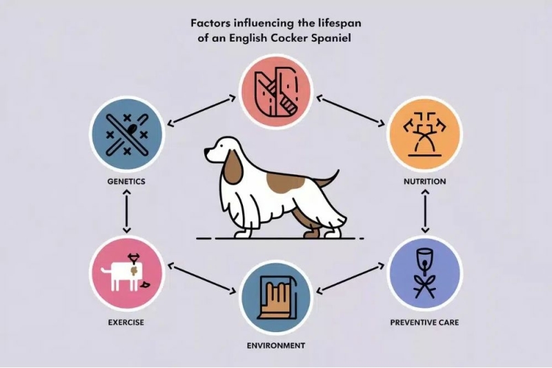 hoe oud wordt een cocker spaniel