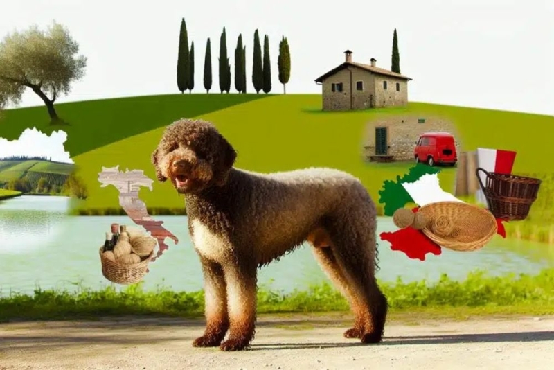 Middelgrote hypoallergene hond