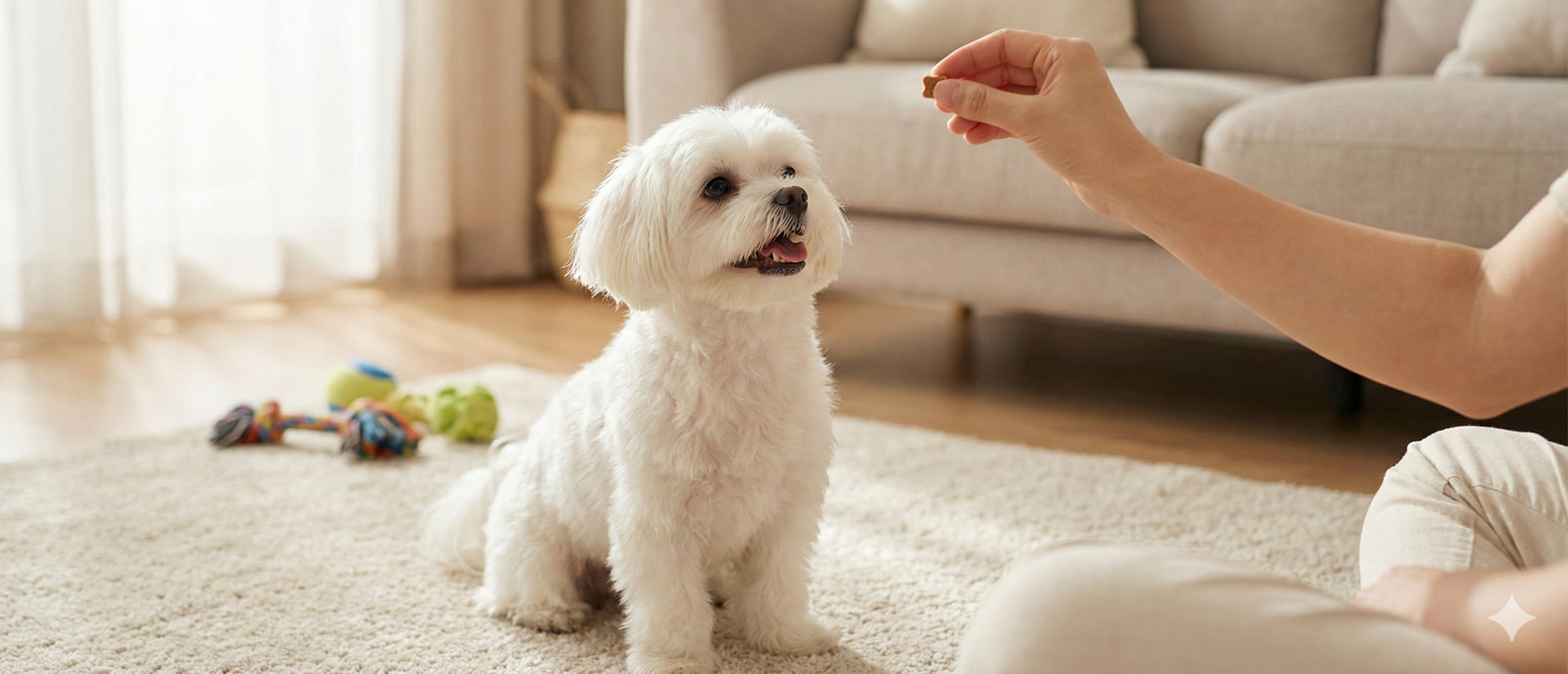 is een maltezer makkelijk op te voeden