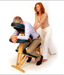 Massage op het werk