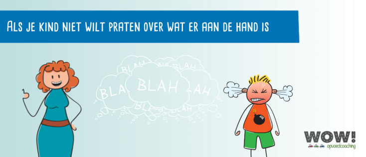 Als je kind niet wil praten over wat er aan de hand is