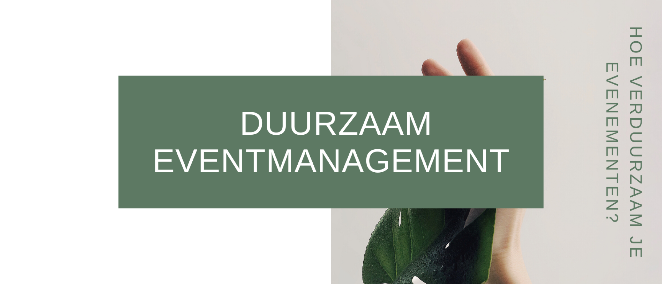 Duurzaam eventmanagement