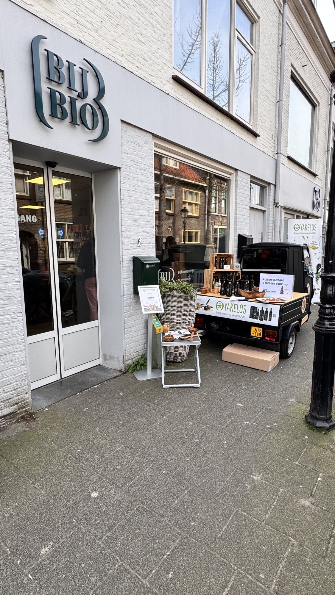 yakelos promotie kar olijfolie proeverij met Bijbio culemborg.
