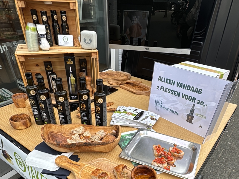 yakelos promotie kar olijfolie proeverij met Bijbio culemborg
