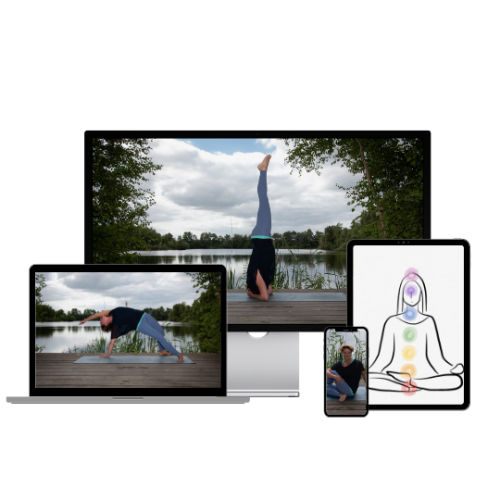 Online vinyasa yoga voor de donkere wintermaanden