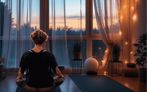 ONline yoga tijdens de donkere maanden van het jaar