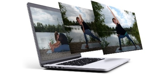 Online vinyasa yogalessen op het Yoga Flow Cursus Platform