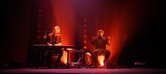 Live concert van The Wanderer tijdens yoga en muziek retreat dag in Hof van Saksen