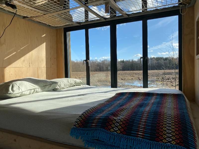 Yoga retreat in de natuur natuurhut met uitzicht