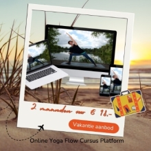 Online zomer yoga deal voor 18 euro