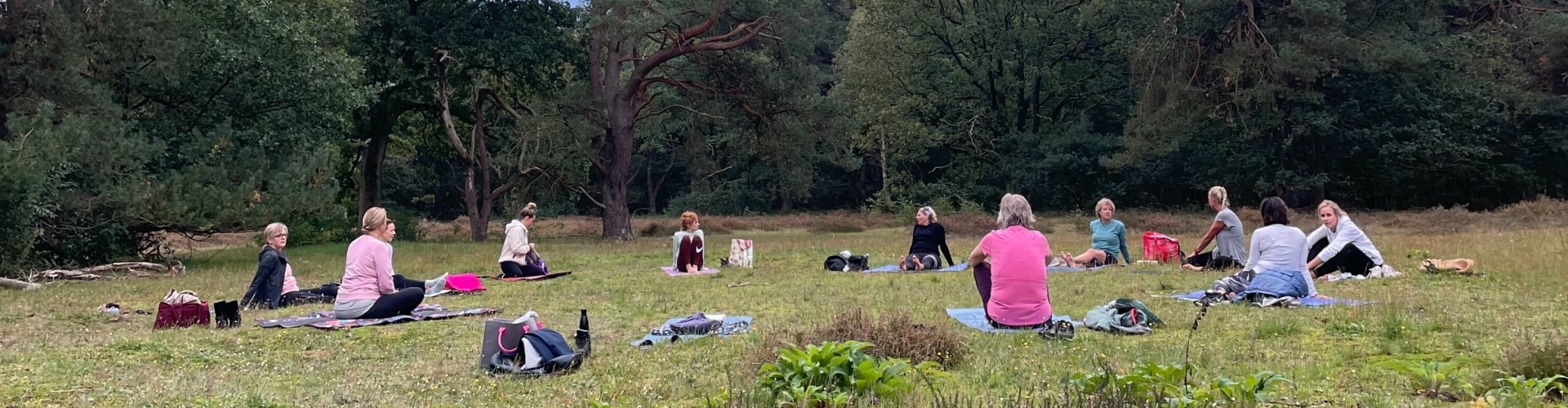 Yogalessen in de natuur