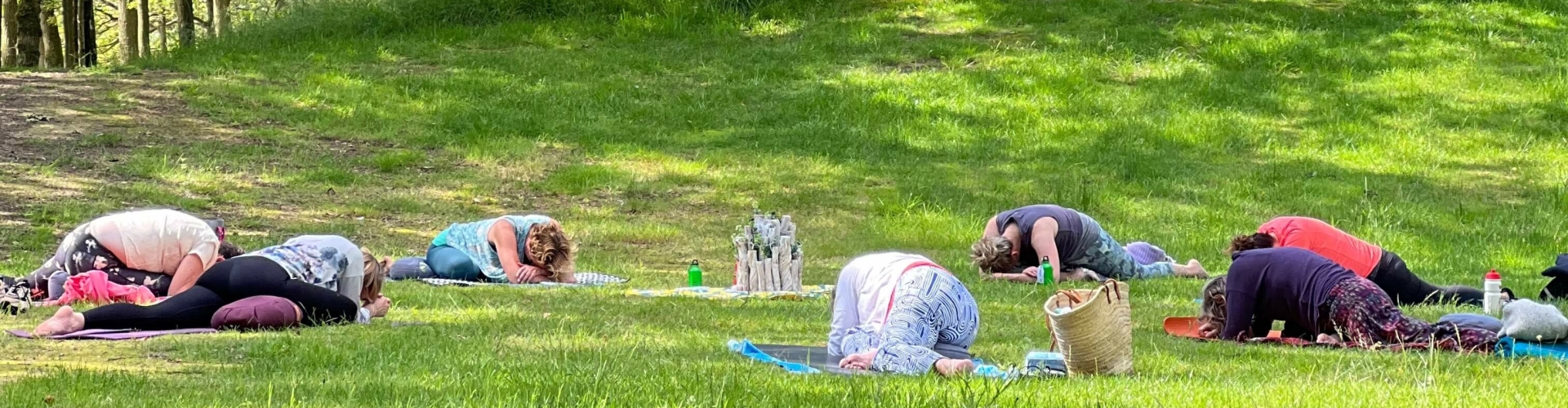 Yoga retreat dag op de camping