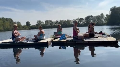 Yoga retreat 4-daagse op het water in de natuur