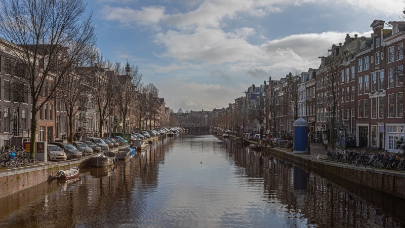 Canal at Prinsengracht, Amsterdam City Centre