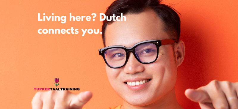 TupkerTaalTraining phrase: Living here? Dutch connects you